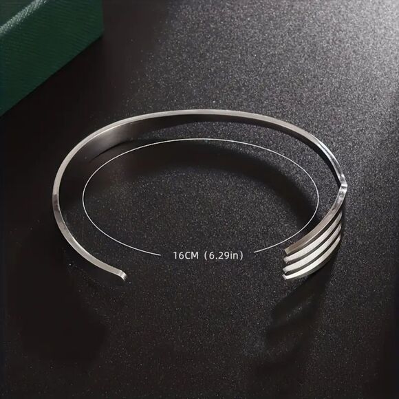 Little Mermaid Ariel Dinglehopper Foodie Stainless Steel Fork Cuff Bracelet - Picture 3 of 3